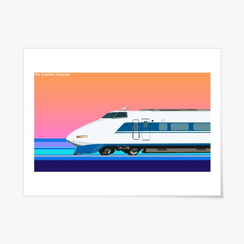 Shinkansen Citypop Poster